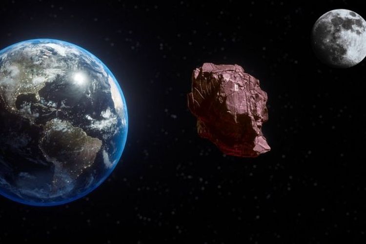 Asal-usul asteroid merah Kamo'oalewa selama ini masih menjadi misteri bagi para ilmuwan.