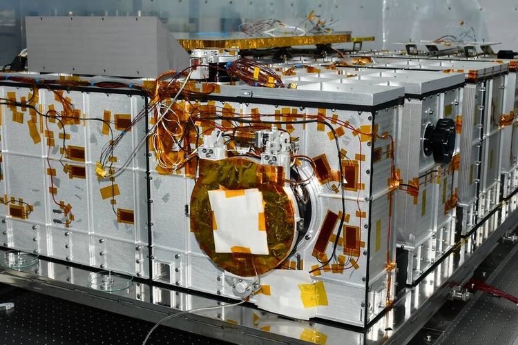Perangkat Visible Emission Line Coronograph (VELC) yang akan digunakan Indian Institute of Astrophysics untuk meneliti matahari.