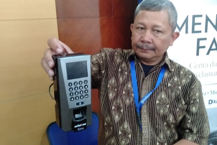 Kantor Katadata.co.id di kawasan Kebayoran Lama, Jakarta Selatan kemalingan, Senin (18/11/2019)