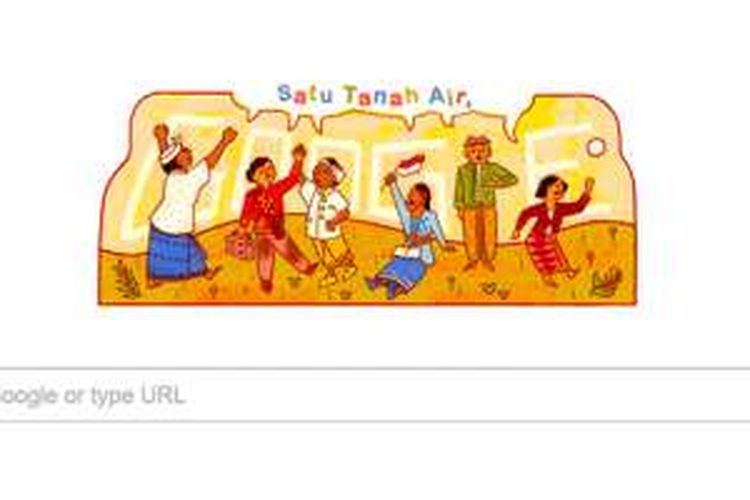 Google Doodle Sumpah Pemuda