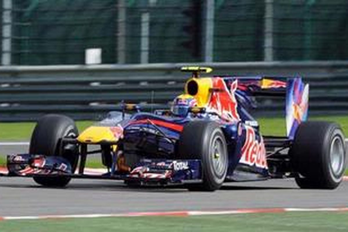 Pebalap Red Bull Racing, Mark Webber.