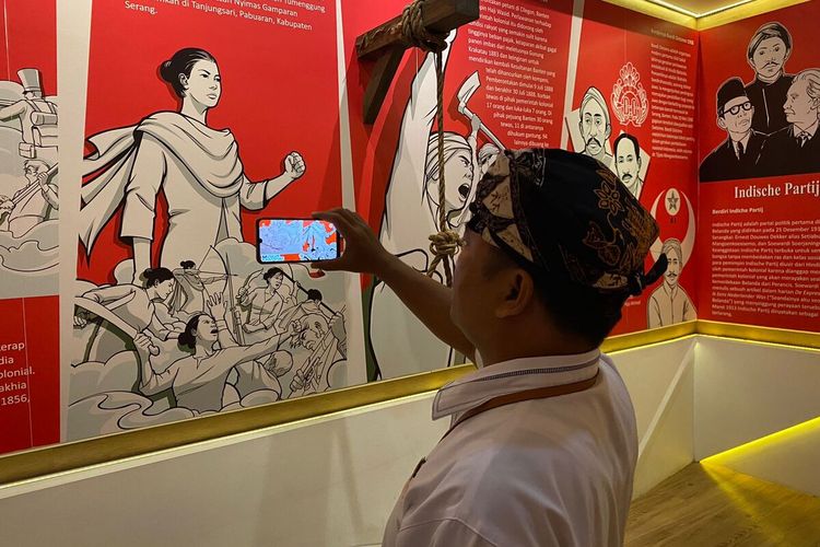 Museum Multatuli di Rangkasbitung menambah fasilitas Augmented Reality (AR) setelah tiket masuk diberlakukan Rabu (26/10/2022).