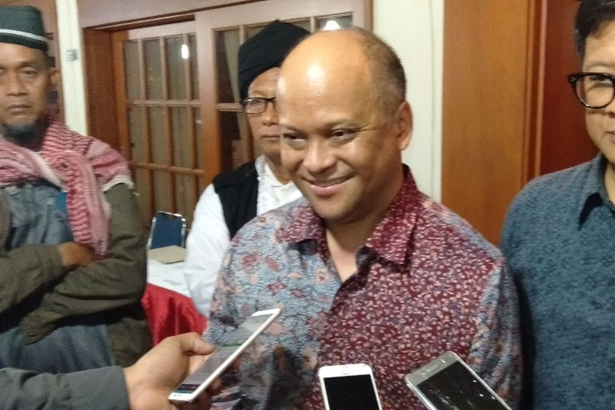 Putra pertama Bacharuddin Jusuf Habibie, Ilham Akbar Habibie saat ditemui di jalan Patra, Kuningan, Jakarta Selatan, Jumat (13/9/2019).