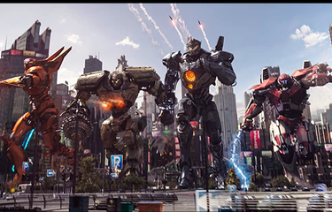 Salah satu cuplikan adegan dalam film Pacific Rim: Uprising