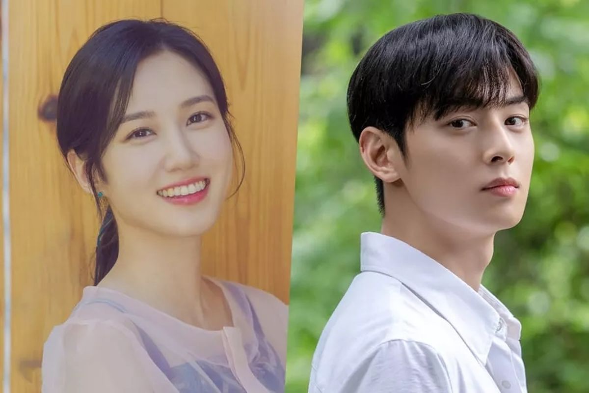 Park Eun Bin (kiri) dan Cha Eun Woo