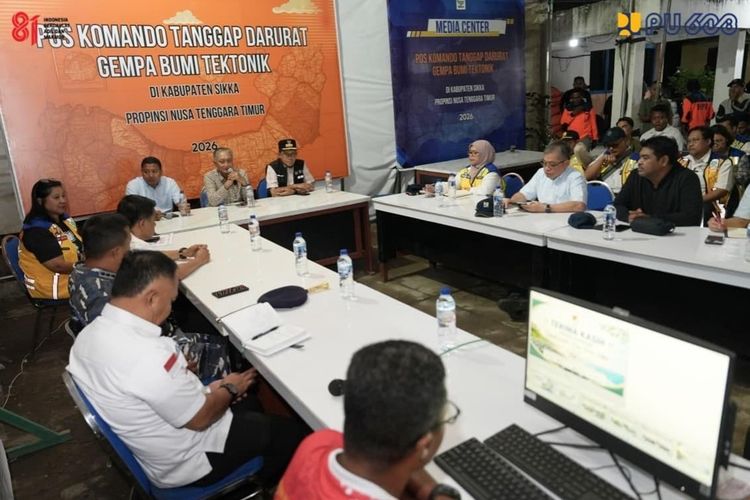 Pascagempa Sikka, Menteri PU Pastikan Jalan Nasional yang Sempat Terputus Kembali Dibuka