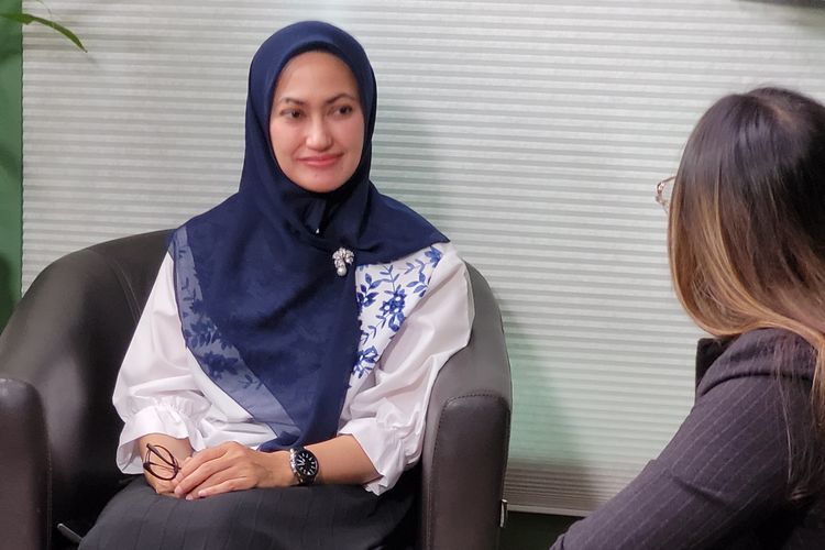 Bupati Luwu Utara Indah Putri Indriani di kantor Kompas.com di Jakarta, Jumat (30/9/2022)