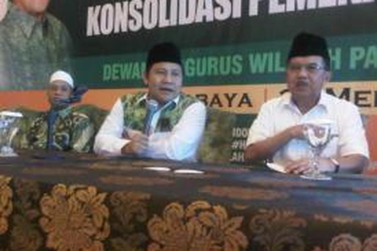Jusuf Kalla menghadiri acara PKB di Jatim.