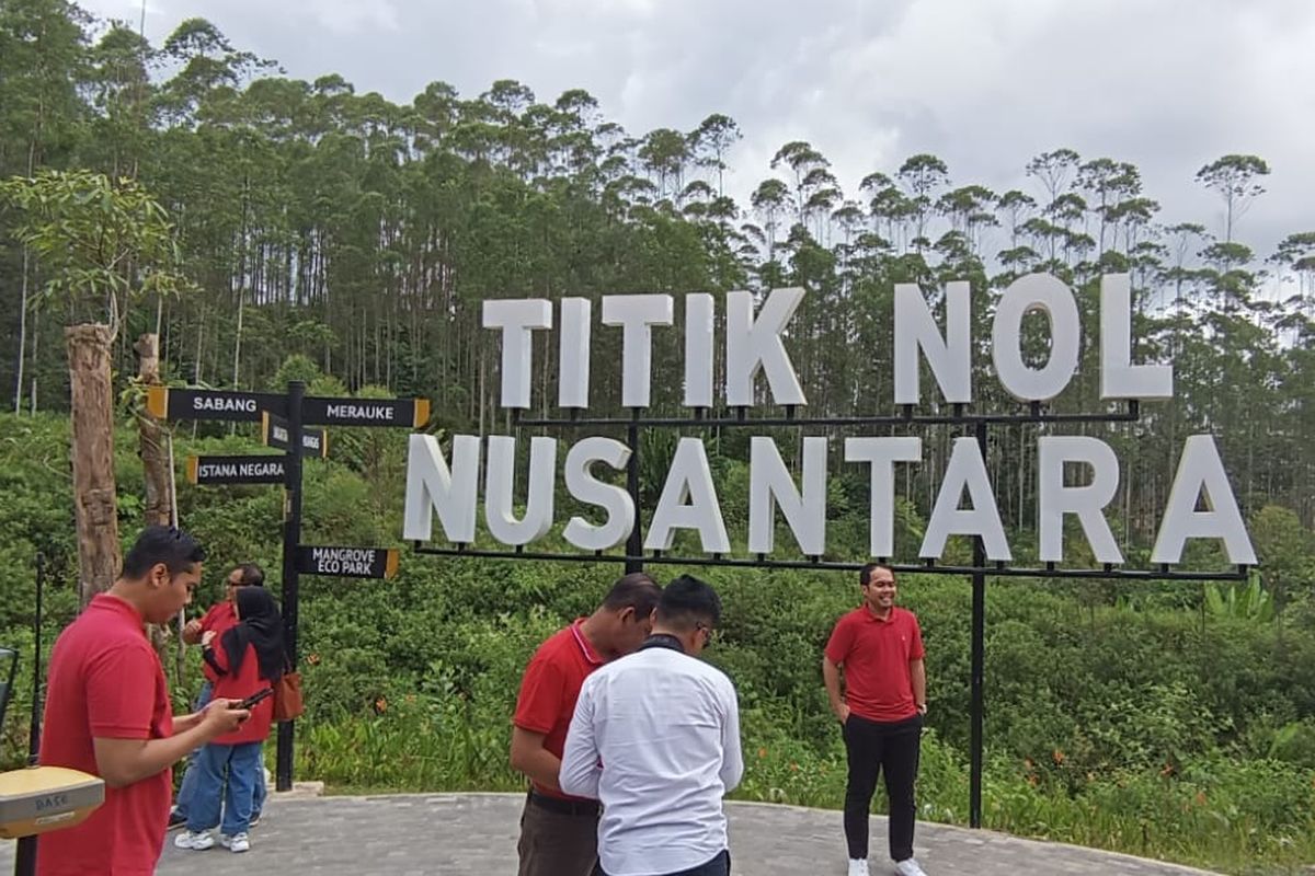 Titik Nol Nusantara di IKN.