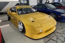 Modifikasi Nissan 180SX Tampil Racing dan Nyentrik