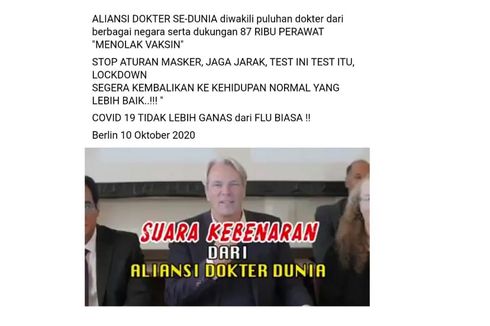 Cek Fakta Sepekan: Pernyataan Aliansi Dokter Dunia hingga Masker SNI