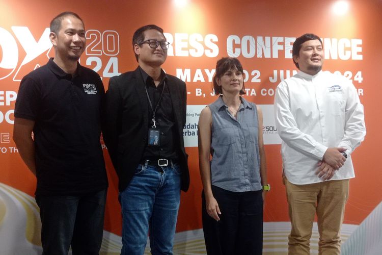 Konferensi pers menjelang acara DXI (Deep and Extreme Indonesia) 2024 pada Rabu (15/5/2024).
