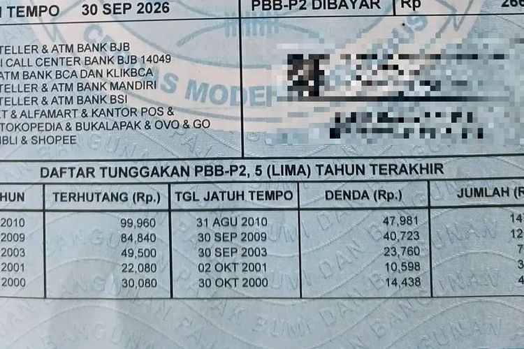 PBB Warga Tangsel Sudah Lunas, tapi Kok Dibilang Nunggak 5 Tahun? 