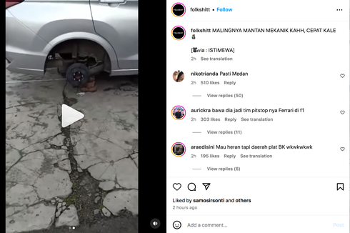 Video Daihatsu Xenia Kehilangan Ban dan Pelek Saat Parkir