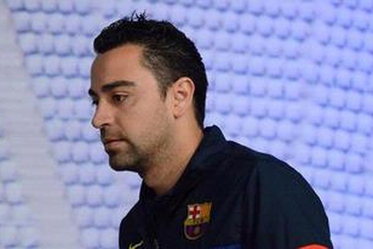 Gelandang Barcelona,Xavi.