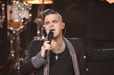 Inggris Vs Perancis: Konser Rahasia Robbie Williams Hibur Three Lions