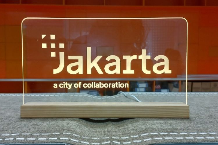 Logo PlusJakarta. Dipotret Selasa (13/12/2022). Baru-baru ini, logo dan slogan baru DKI Jakarta ramai diperbincangkan di media sosial.