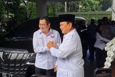 Rombongan Perindo Tiba di Rumah Prabowo, Hary Tanoe-Prabowo Langsung Salam Komando