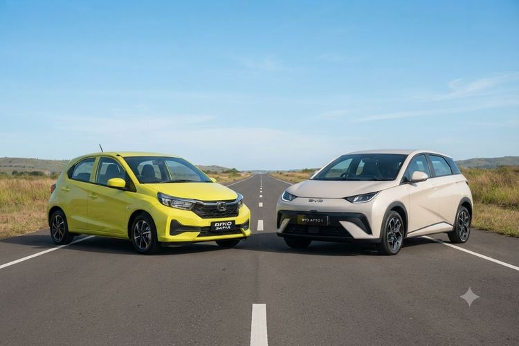 BYD Atto 1 vs Brio Satya: Adu Irit Biaya Energi Mobil Listrik & Bensin