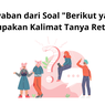 Jawaban dari Soal 