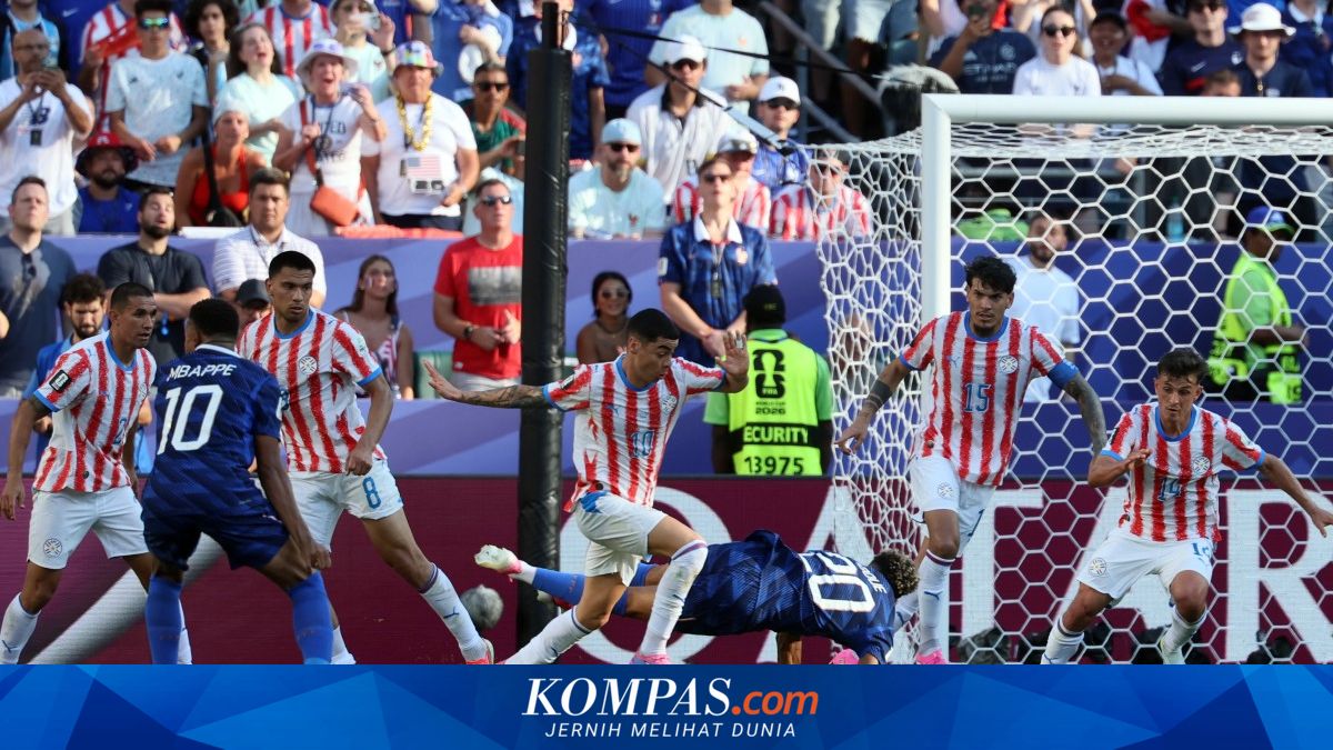 Perancis Singkirkan Paraguay dengan Susah Payah, Penalti VAR Mbappe Pastikan Pertemuan dengan Maroko