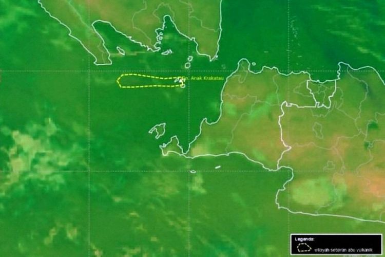 5 Kali Erupsi, Abu Vulkanik Anak Krakatau Sempat Terdeteksi ke Arah Lampung dan Banten