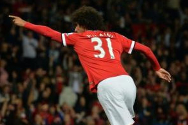 Gelandang Manchester United, Marouane Fellaini.