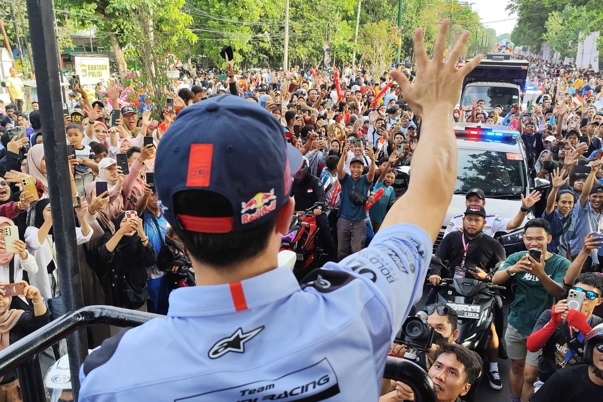 Riders Parade jelang MotoGP Indonesia 2024