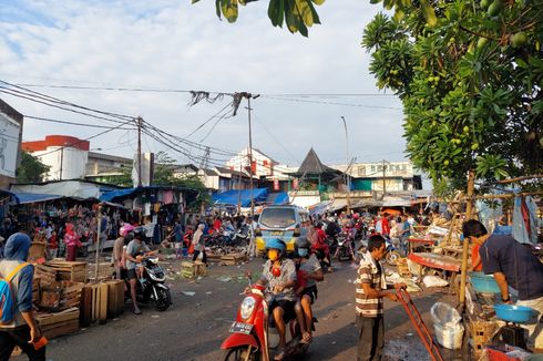 60 Pedagang Pasar Anyar Kota Tangerang Bangkrut Selama Pandemi Covid-19