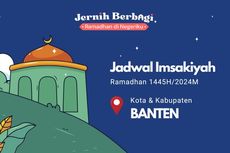 Jadwal Imsak dan Buka Puasa di Provinsi Banten, 18 Maret 2024