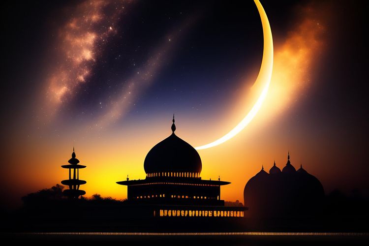 Ilustrasi puasa Ramadhan 1445 H.