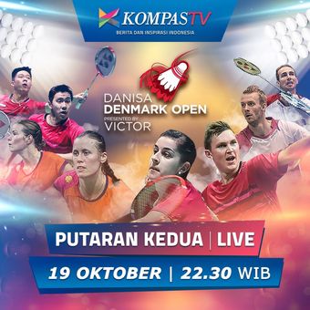 Siaran langsung babak kedua Denmark Terbuka Superseries Premier 2017.