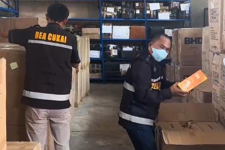 4,2 Juta Batang Rokok Ilegal Disita di Donggala, Kerugian Negara Ditaksir Rp 4 Miliar