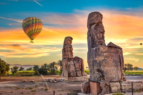 Wisata Balon Udara Mesir Dihentikan Sementara Akibat Ada Turis Terluka