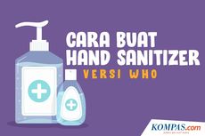 INFOGRAFIK: Cara Buat Hand Sanitizer Versi WHO