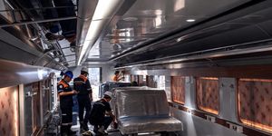 Tampilan kereta ekonomi kerakyatan KAI.