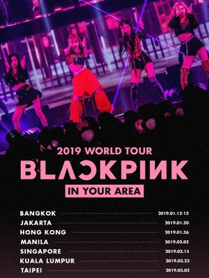 Jadwal tur In Your Area BLACKPINK