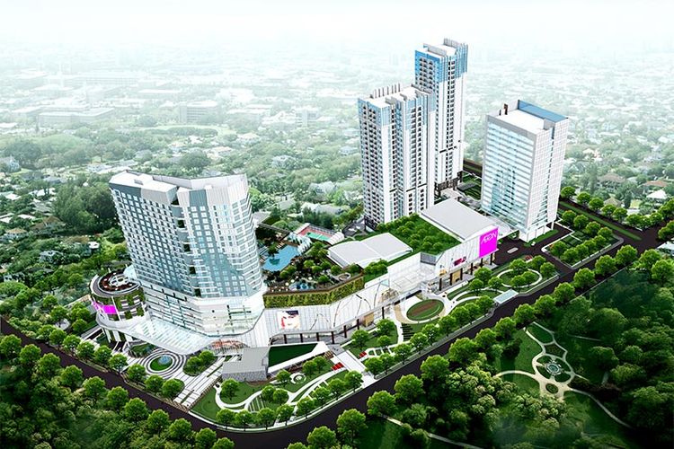 Apartemen Southgate mengusung konsep green living dengan mixed use development yang mengintegrasikan hunian apartemen, shopping mall, dan office tower dalam satu area. 