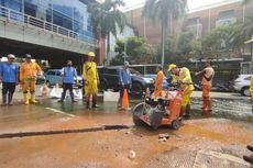 Sudin SDA Jaksel Sebut Pancaran Air di Jalan Metro Pondok Indah Mengucur di Jam Sibuk