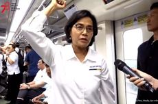 Sri Mulyani Mengaku Deg-degan Naik LRT yang Melaju Tanpa Masinis