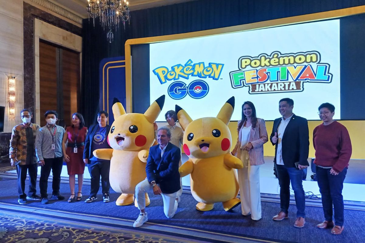 Ilustrasi peluncuran Pokemon Go dalam bahasa Indonesia.