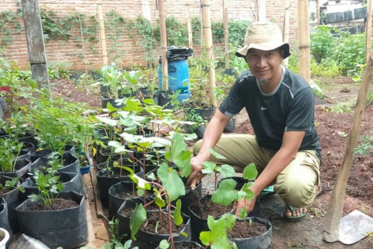 Tri Purwo Handoyo Pelopor Pengelola sampah organik di Lamoung Utara