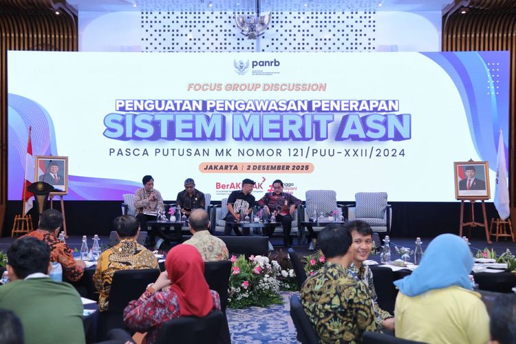 Focus Group Discussion (FGD) Penguatan Pengawasan Sistem Merit Pasca Putusan MK di Jakarta, Selasa (2/12/2025).