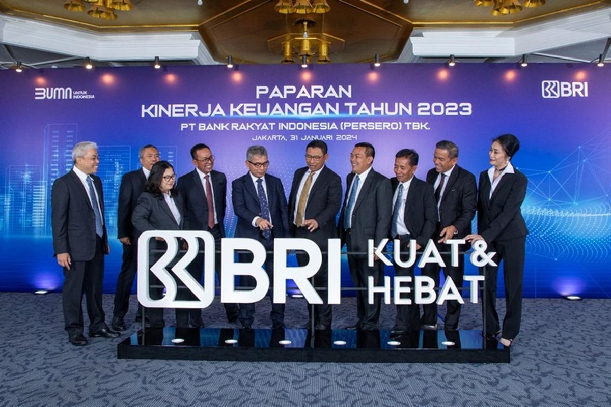 PT Bank Rakyat Indonesia (Persero) Tbk atau BRI menduduki peringkat teratas daftar Fortune Indonesia 100.