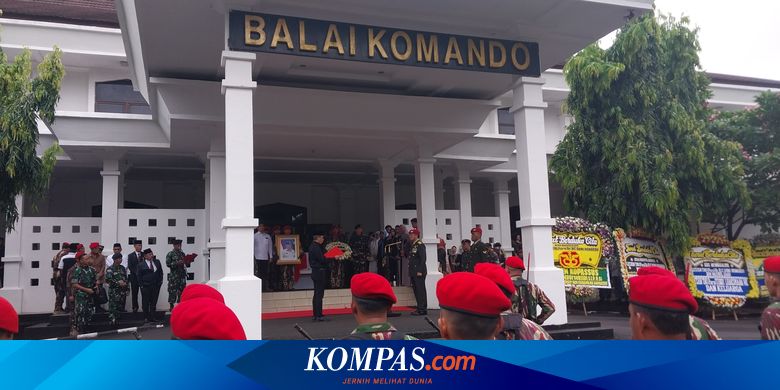 Usai Dishalatkan di Markas Kopasssus, Jenazah Doni Monardo Diberangkatkan ke TMP Kalibata