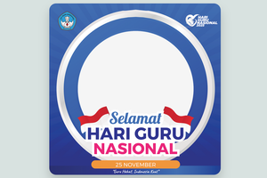 Kumpulan Link Twibbon Hari Guru Nasional 2025, Gratis dan Siap Dipakai untuk Medsos