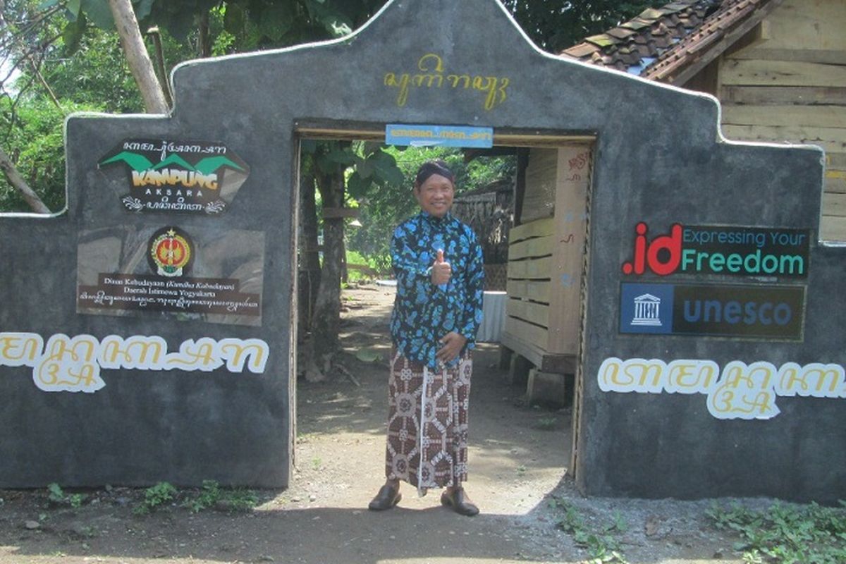 Kampung Aksara Pacibita hadir di Piyungan, Kabupaten Bantul, Yogyakarta, diresmikan 14 Januari 2022. 