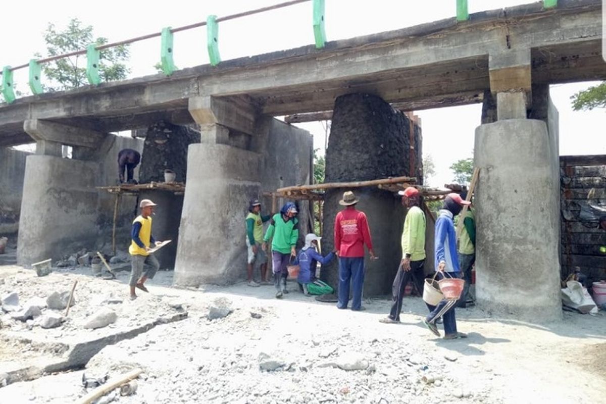 Pembangunan Dam Sidodadi.