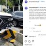 Lexus Tabrak Separator Busway di Depan Gedung DPR, Bodi Mobil Ringsek dan Ban Copot
