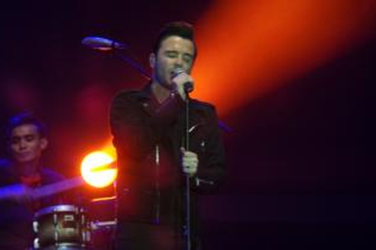 Shane Filan tampil di Java Soulnation Festival, Istora Senayan, Jakarta, Jumat (4/10/2013)